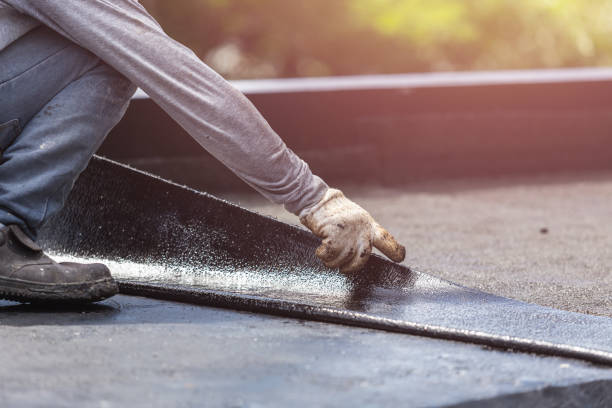 Professional Crawl Space Encapsulation technician working in Irvington, NY